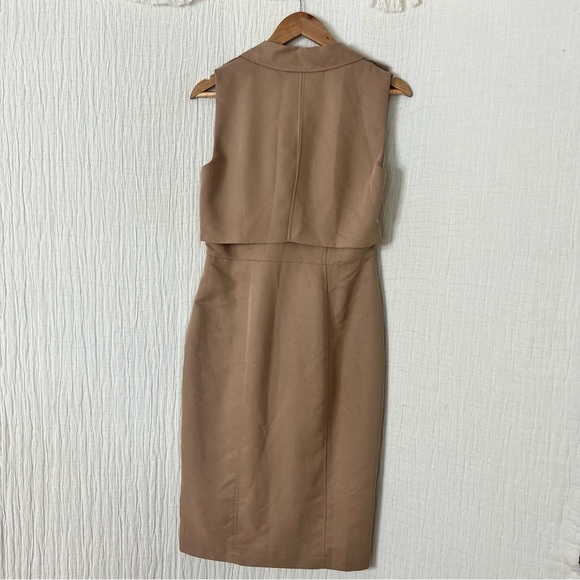 White House Black Market Tan Trench Coat - Picture 4 of 7